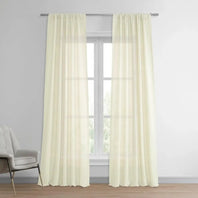 Antique Lace Deluxe French Linen Curtain - HalfPriceDrapes.com
