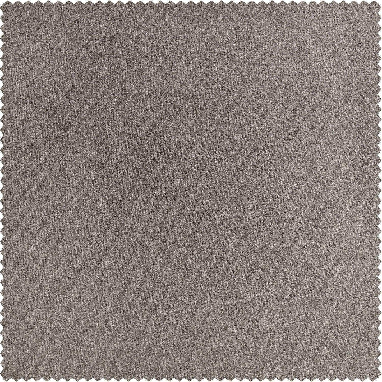 Library Taupe Signature Plush Velvet Swatch - HalfPriceDrapes.com