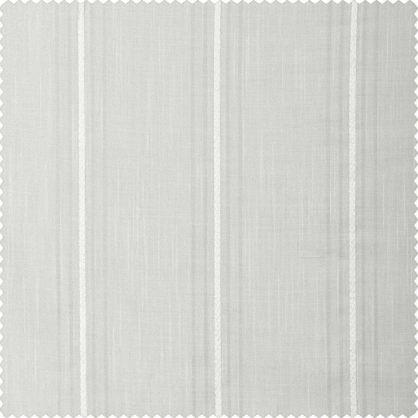 Aruba Cream Striped Linen Swatch - HalfPriceDrapes.com