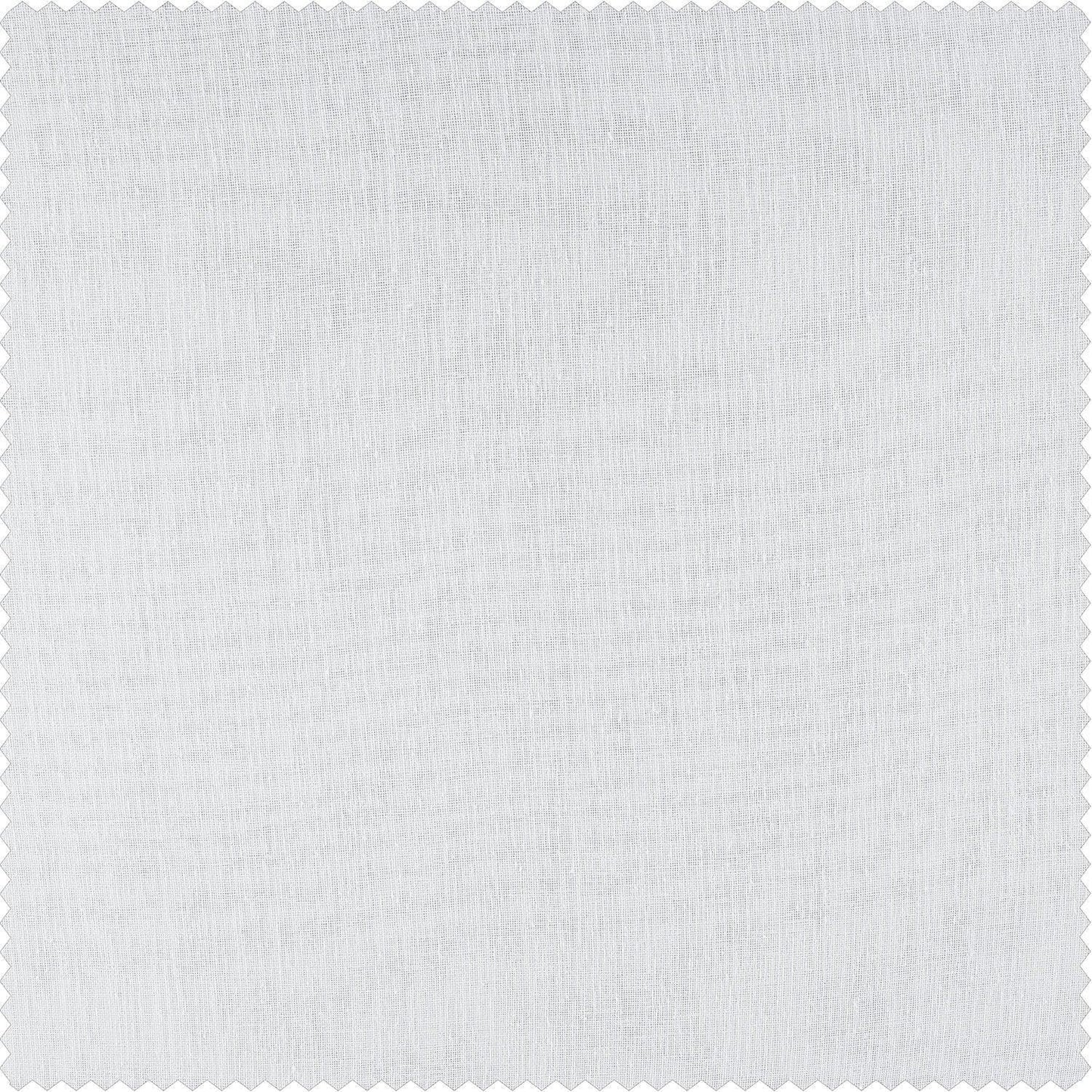 Aspen White Textured Faux Linen Swatch - HalfPriceDrapes.com