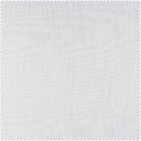 Aspen White Textured Faux Linen Swatch - HalfPriceDrapes.com