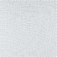 Aspen White Textured Faux Linen Swatch - HalfPriceDrapes.com