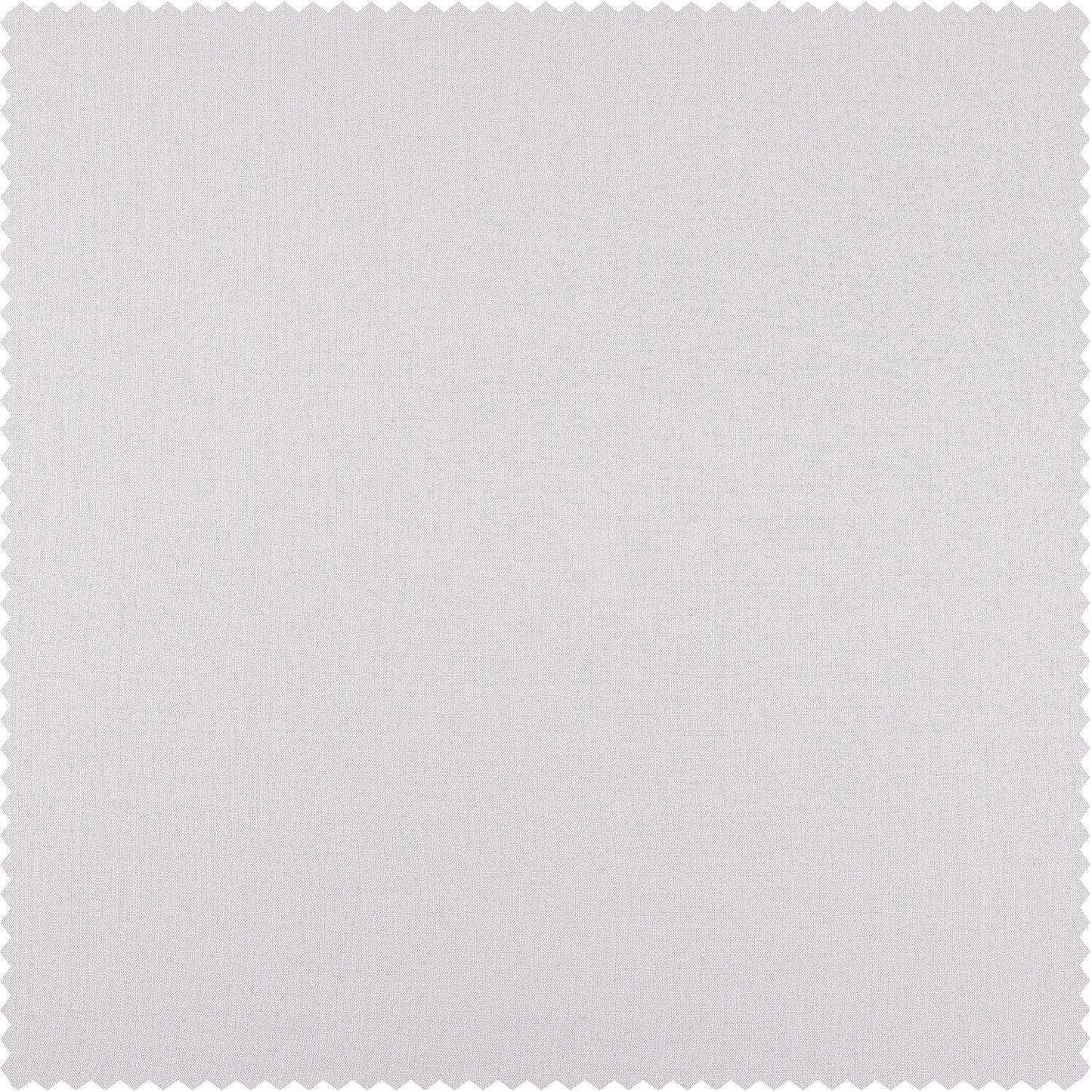 Purity White Deluxe French Linen Swatch - HalfPriceDrapes.com