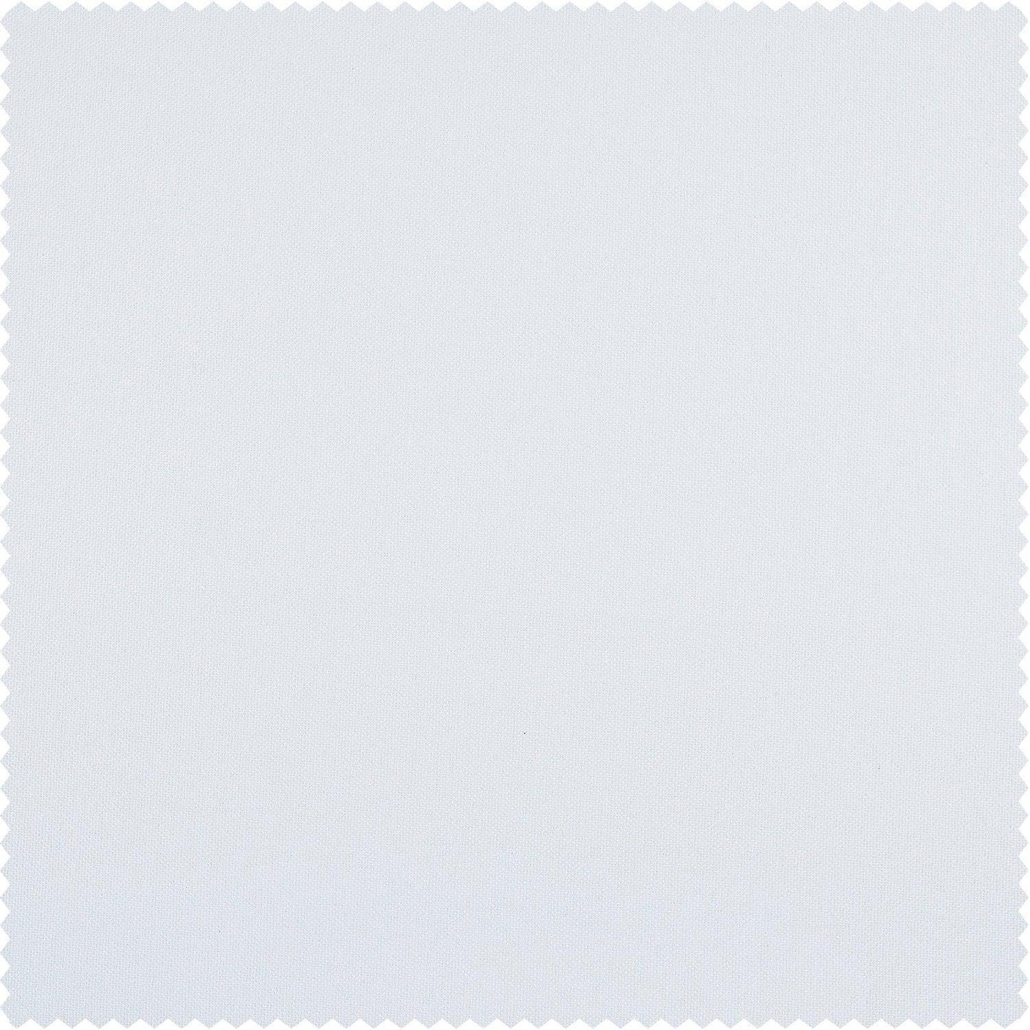 White Thermal Cross Linen Weave Swatch - HalfPriceDrapes.com
