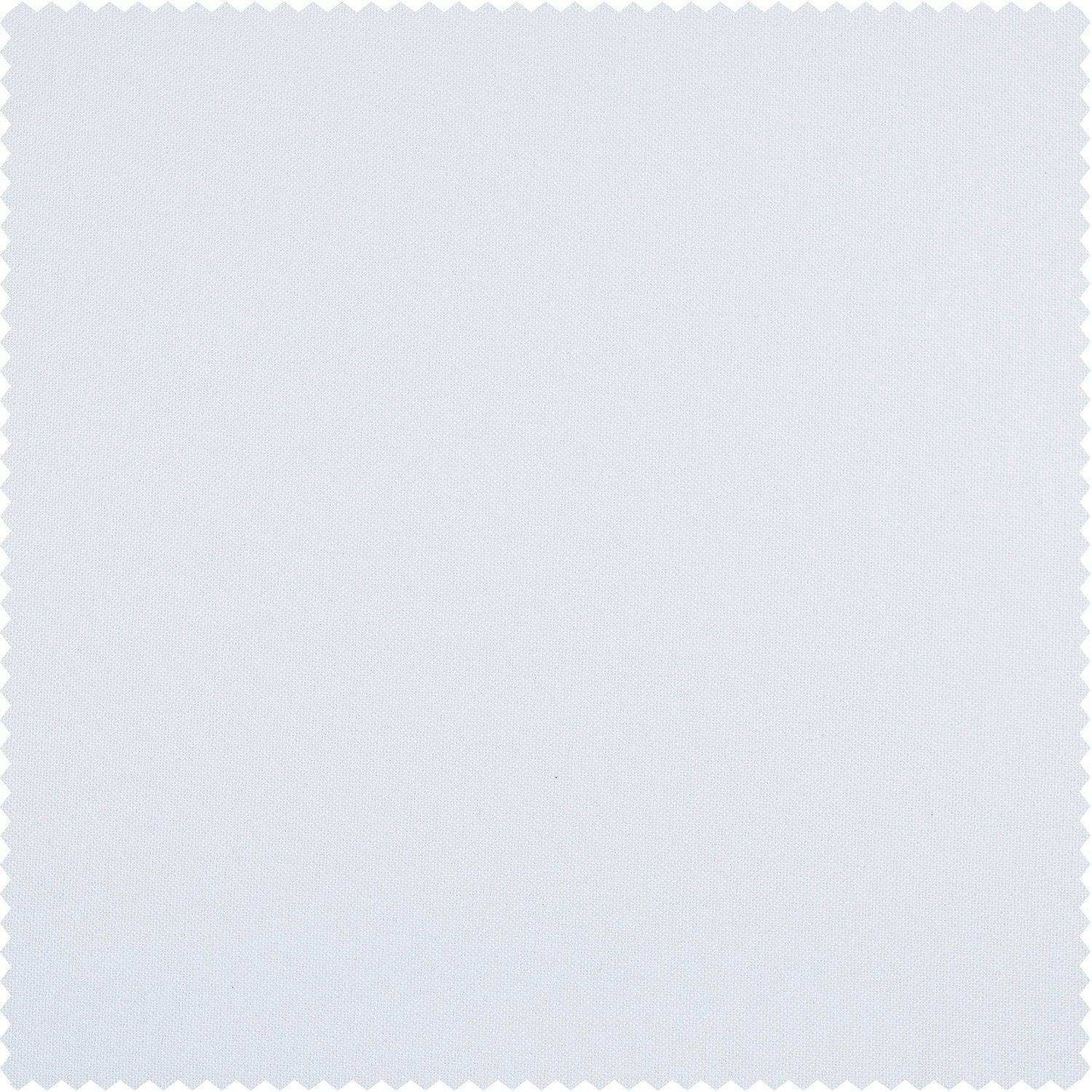 White Thermal Cross Linen Weave Swatch - HalfPriceDrapes.com