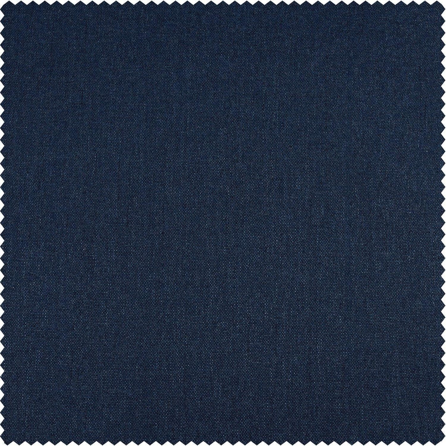 Indigo Thermal Cross Linen Weave Swatch - HalfPriceDrapes.com