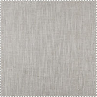 Bliss White Belga Faux Linen Swatch - HalfPriceDrapes.com