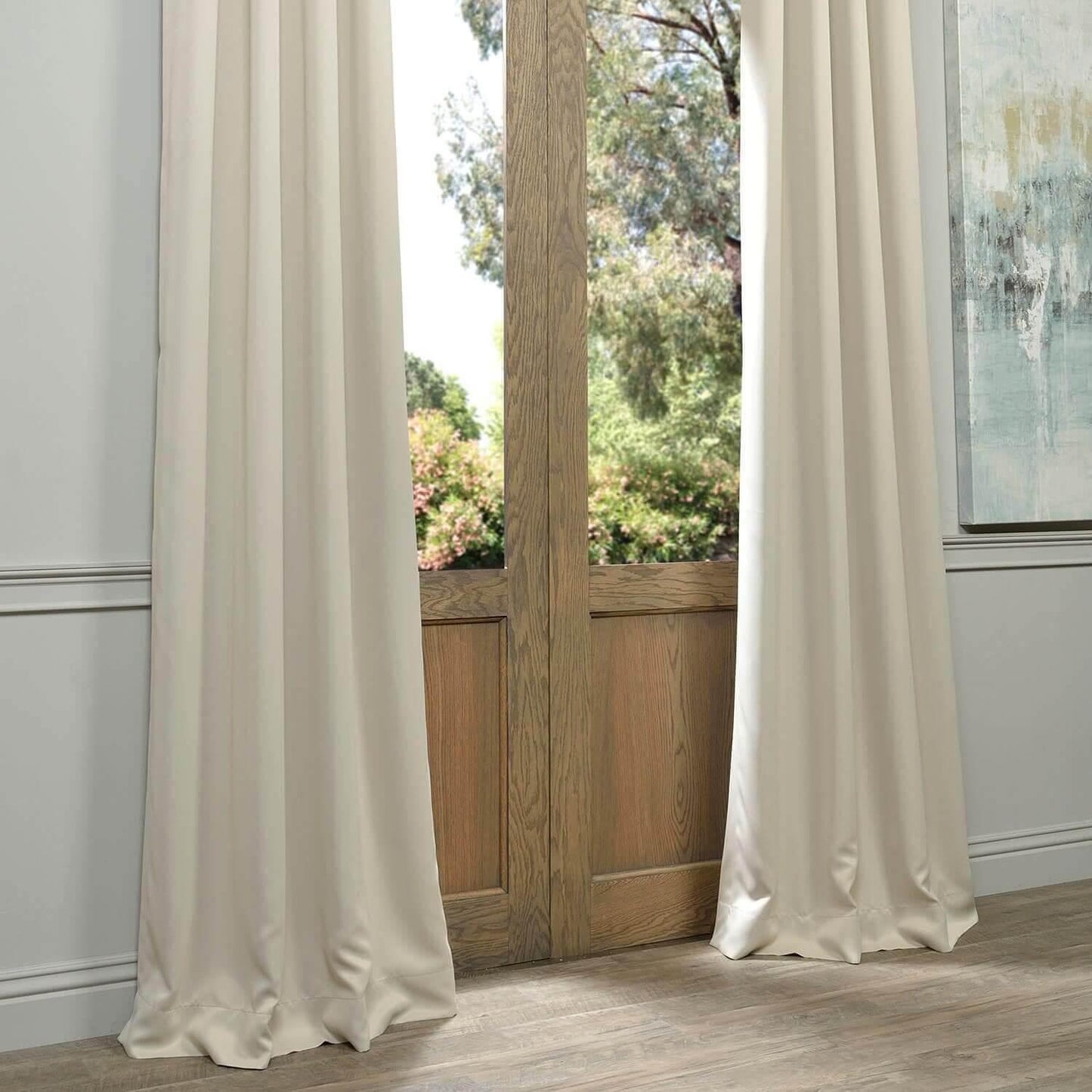 Eggnog Grommet Room Darkening Curtain