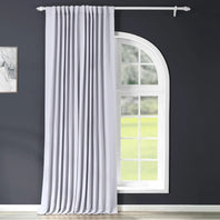 Fog Grey Extra Wide Room Darkening Curtain