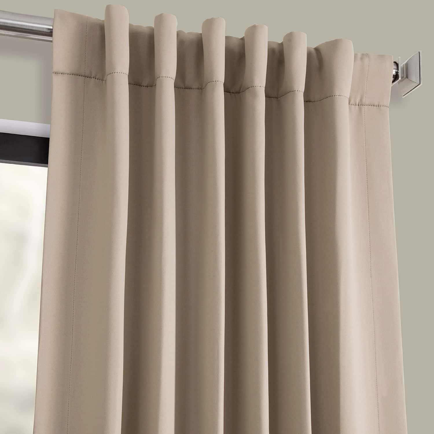 Classic Taupe Room Darkening Curtain