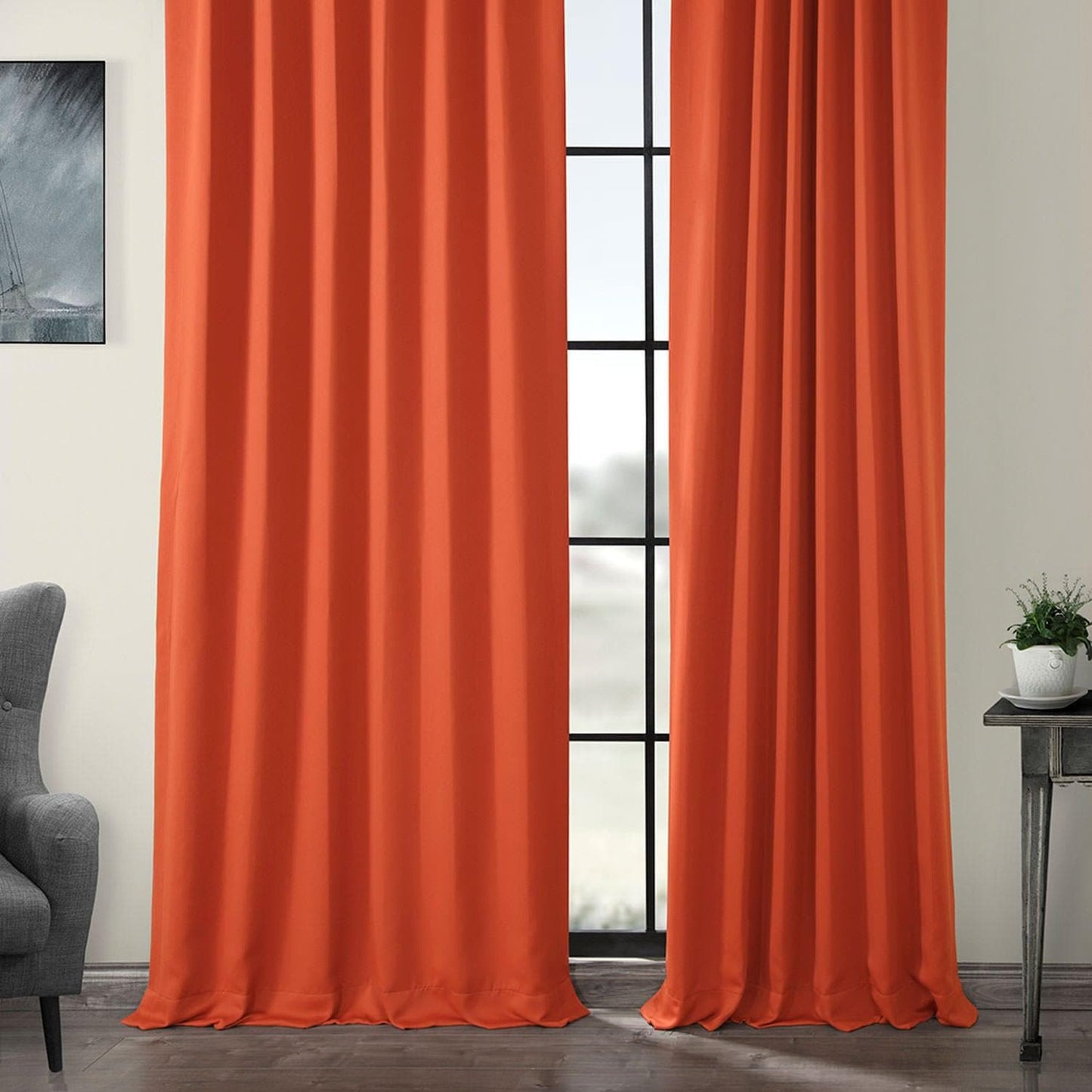 Red Rock Rust Room Darkening Curtain - HalfPriceDrapes.com