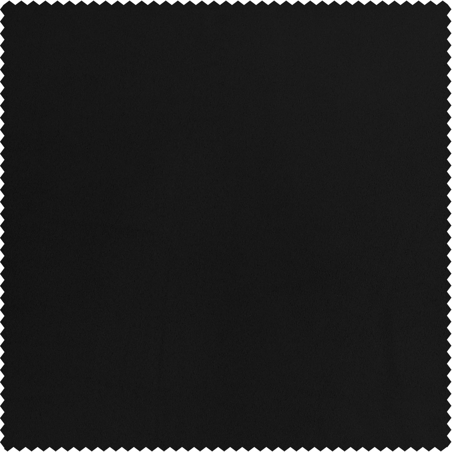 Jet Black Solid Polyester Swatch - HalfPriceDrapes.com