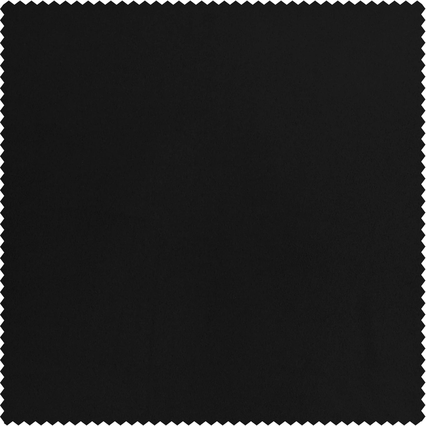 Jet Black Solid Polyester Swatch - HalfPriceDrapes.com