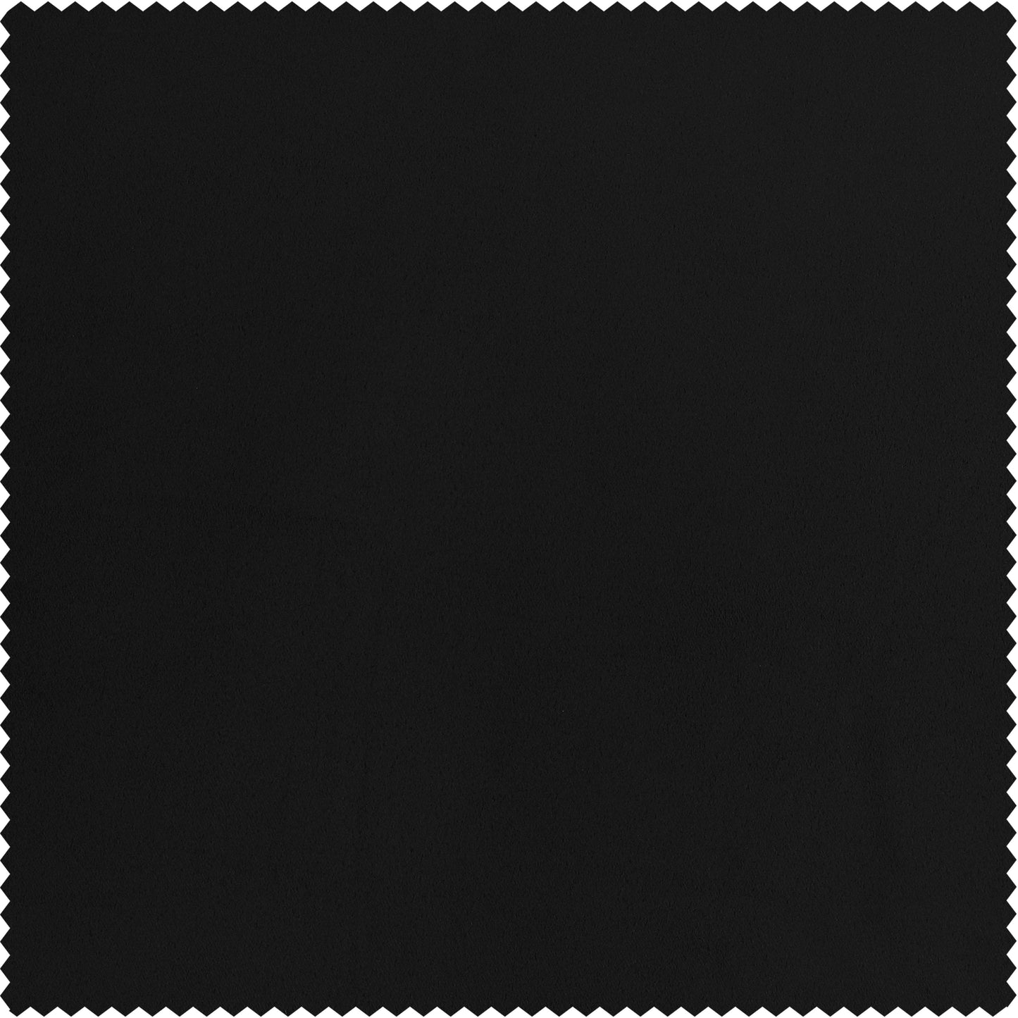 Jet Black Solid Polyester Swatch - HalfPriceDrapes.com