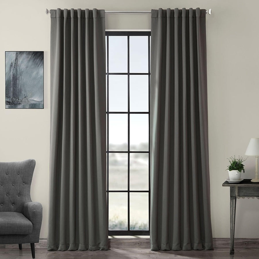 Anthracite Grey Room Darkening Curtain