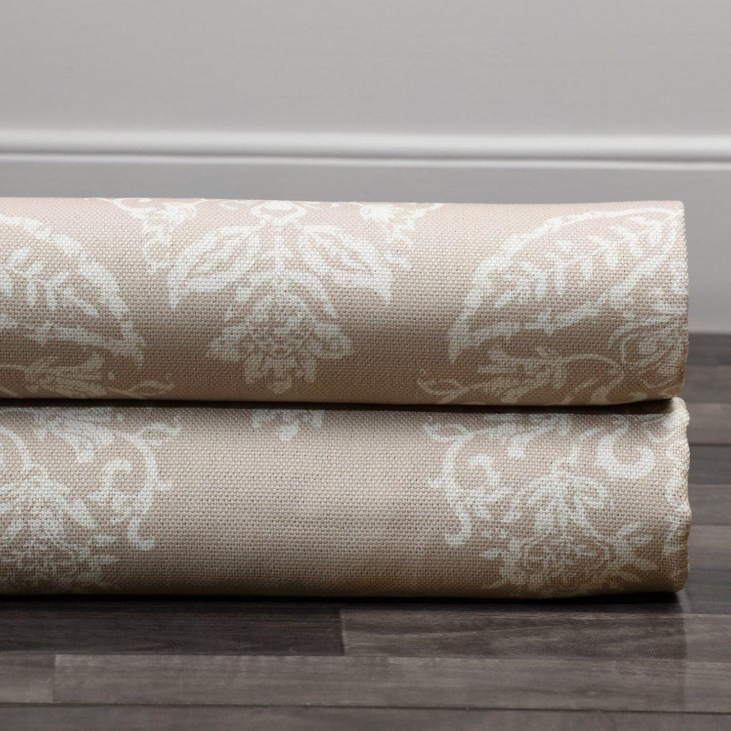 Instanbul Tan Printed Faux Linen Swatch