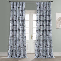 Hashtag Basic Black Room Darkening Curtain - HalfPriceDrapes.com