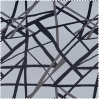 Gridlock Black Steel Swatch - HalfPriceDrapes.com