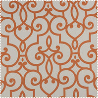 Nouveau Cream Printed Polyester Swatch - HalfPriceDrapes.com