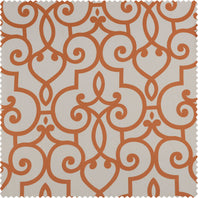 Nouveau Cream Printed Polyester Swatch - HalfPriceDrapes.com