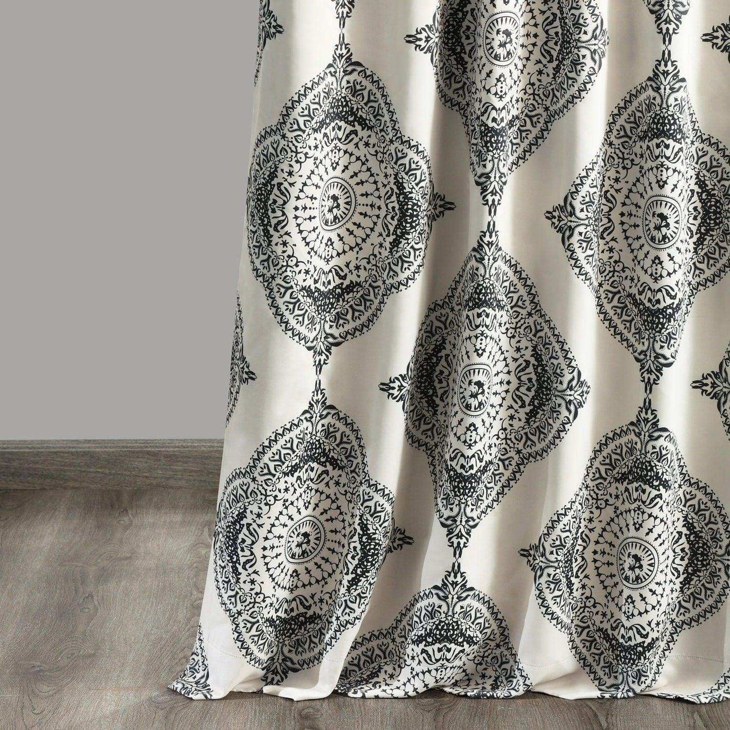Henna Black Room Darkening Curtain