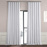Chalk Off-White Textured Bellino Room Darkening Curtain