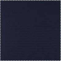 Elegant Navy Textured Cotton Bark Weave Swatch - HalfPriceDrapes.com