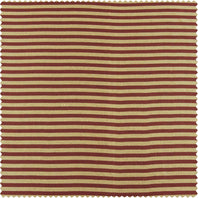 Red & Gold Striped Hand Weaved Cotton Swatch - HalfPriceDrapes.com