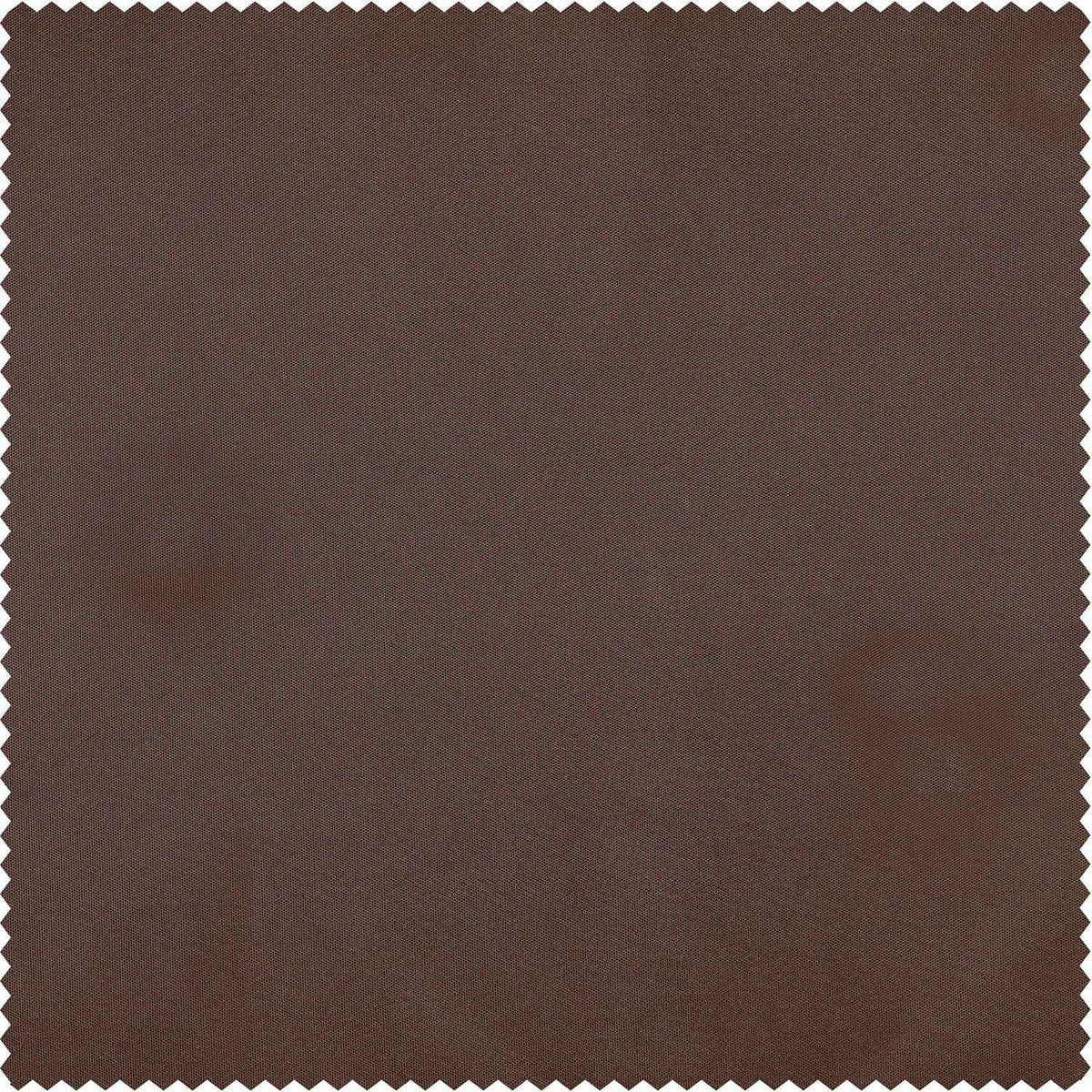 Copper Brown Solid Faux Silk Taffeta Custom Curtain - HalfPriceDrapes.com