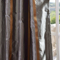 Preston Striped Silk Taffeta Swatch - HalfPriceDrapes.com