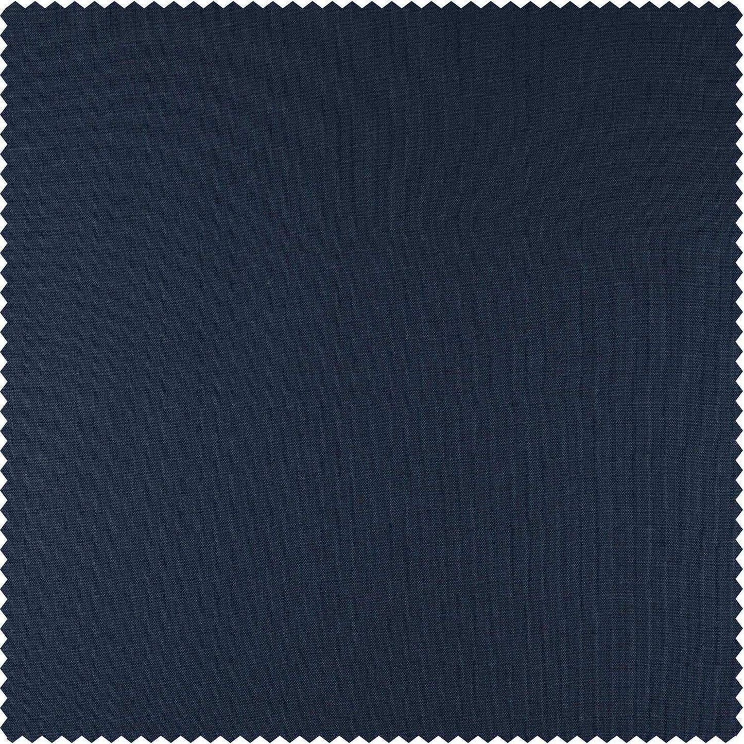 Noble Navy Dune Textured Solid Cotton Hotel Blackout Swatch - HalfPriceDrapes.com