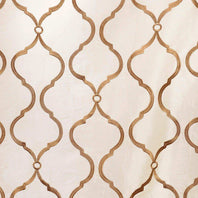 Tunisia Ivory Designer Embroidered Swatch - HalfPriceDrapes.com