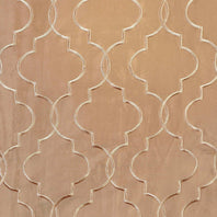 Algeirs Champagne Embroidered Designer Faux Silk Swatch - HalfPriceDrapes.com