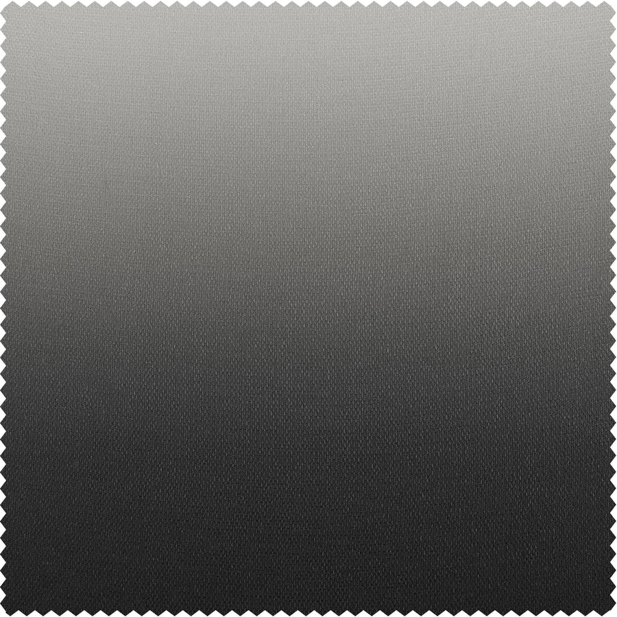 Black Ombre Faux Linen Swatch - HalfPriceDrapes.com