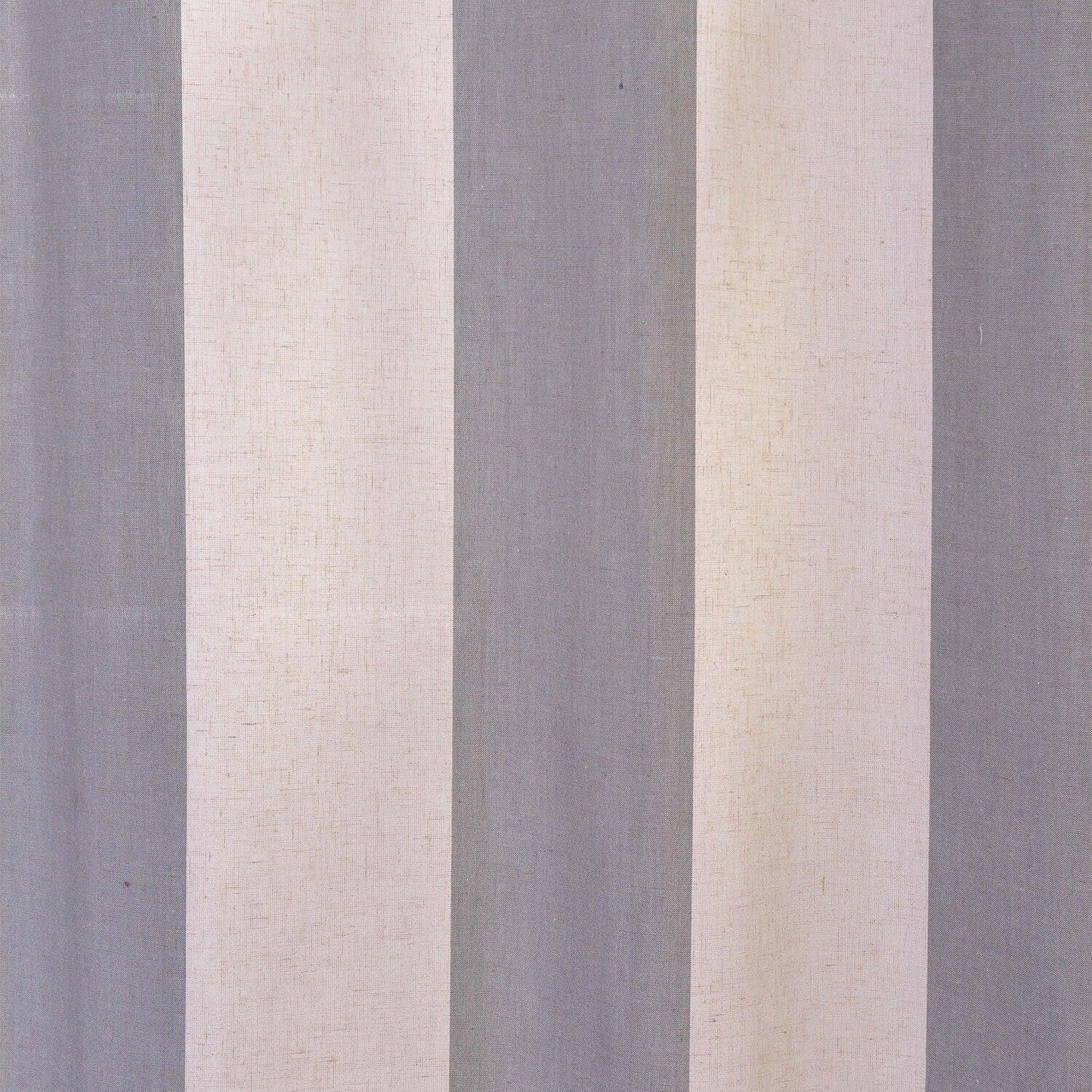 Del Mar Grey Striped Linen Blend Swatch