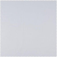 White Textured Italian Faux Linen Swatch - HalfPriceDrapes.com