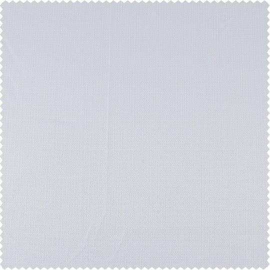 White Textured Italian Faux Linen Swatch - HalfPriceDrapes.com