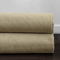 Classic Tan Textured Italian Faux Linen Swatch
