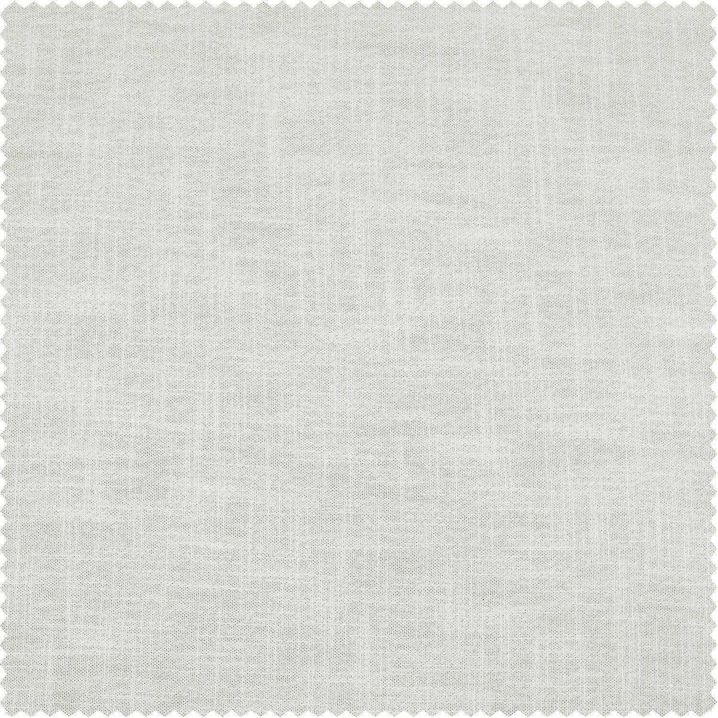 White Classic Faux Linen Swatch