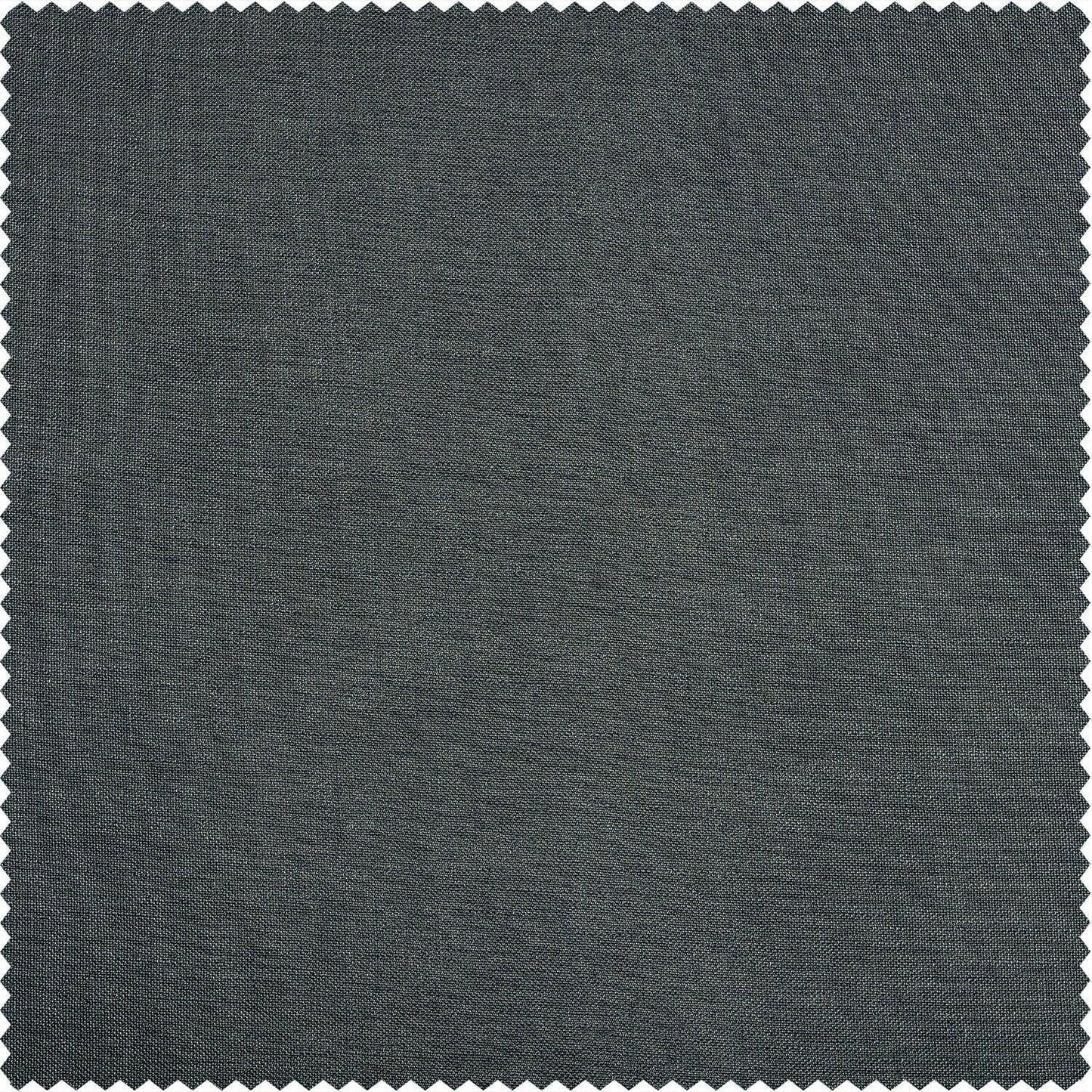 Dark Grey Classic Faux Linen Swatch