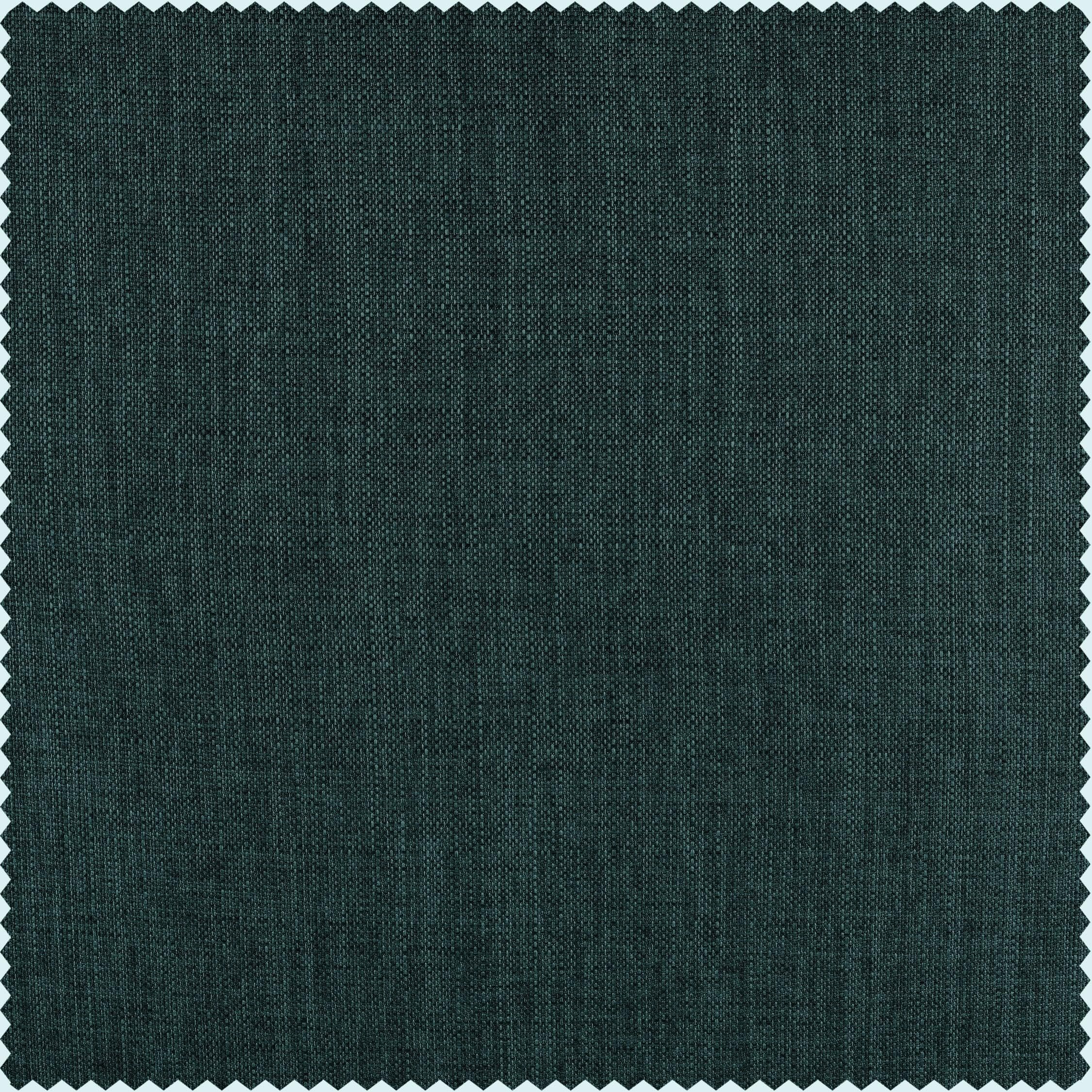 Empire Green Italian Faux Linen Custom Curtain
