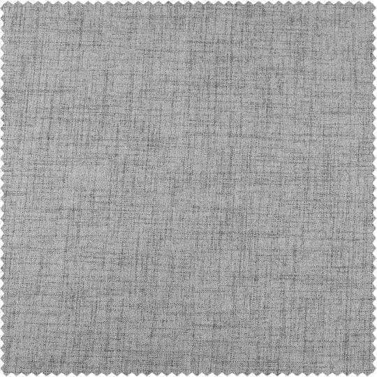 Millennial Grey Thermal Cross Linen Weave Swatch - HalfPriceDrapes.com