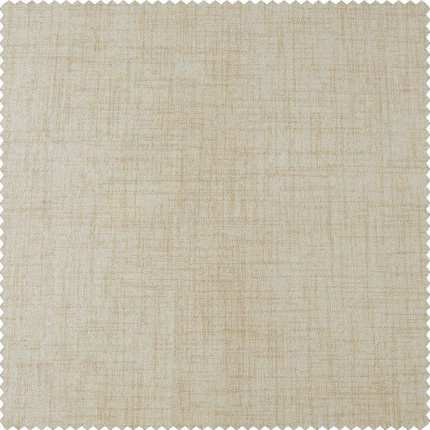 Natural Light Beige Thermal Cross Linen Weave Swatch - HalfPriceDrapes.com