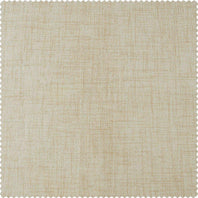 Natural Light Beige Thermal Cross Linen Weave Swatch - HalfPriceDrapes.com