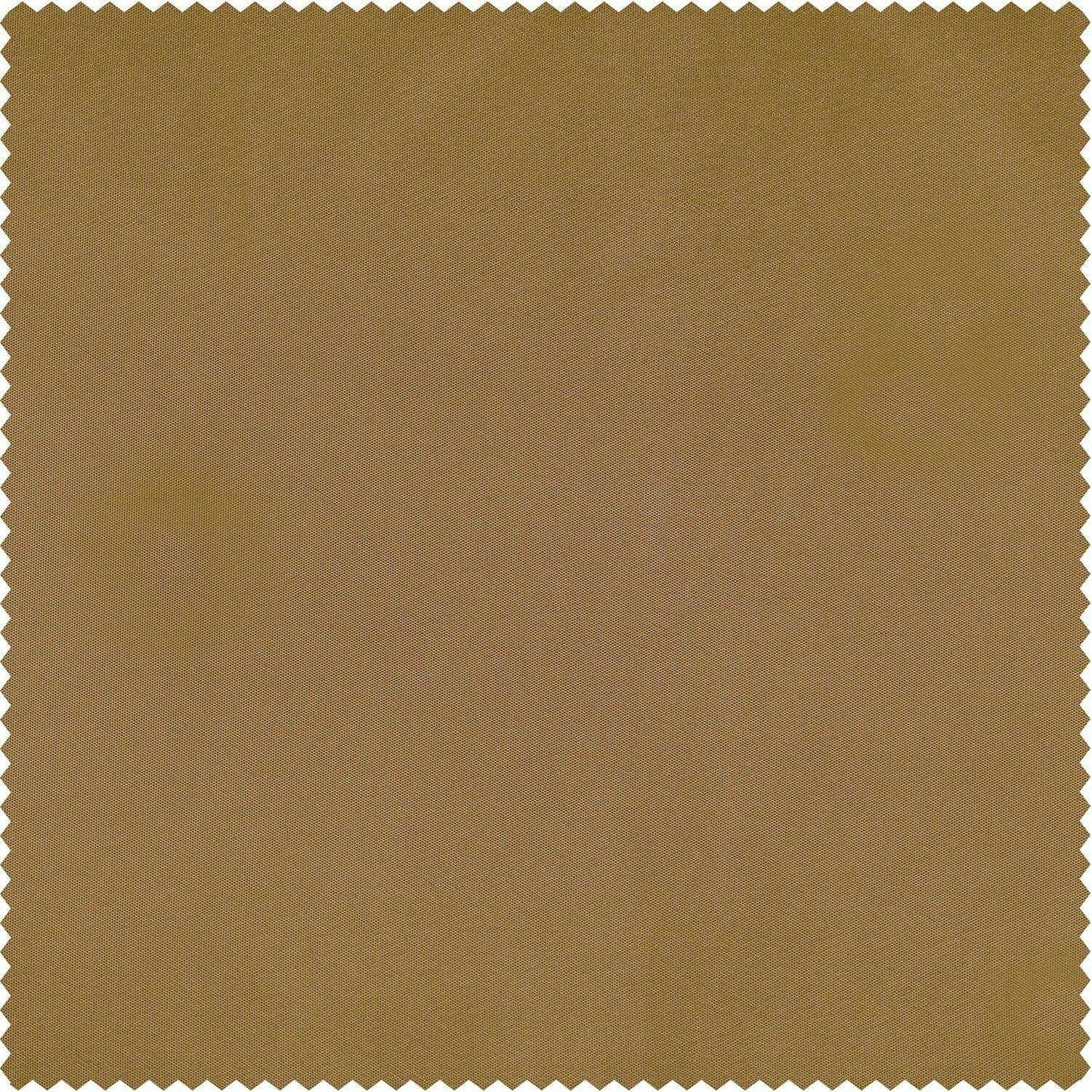Golden Spice Solid Faux Silk Taffeta Custom Curtain - HalfPriceDrapes.com