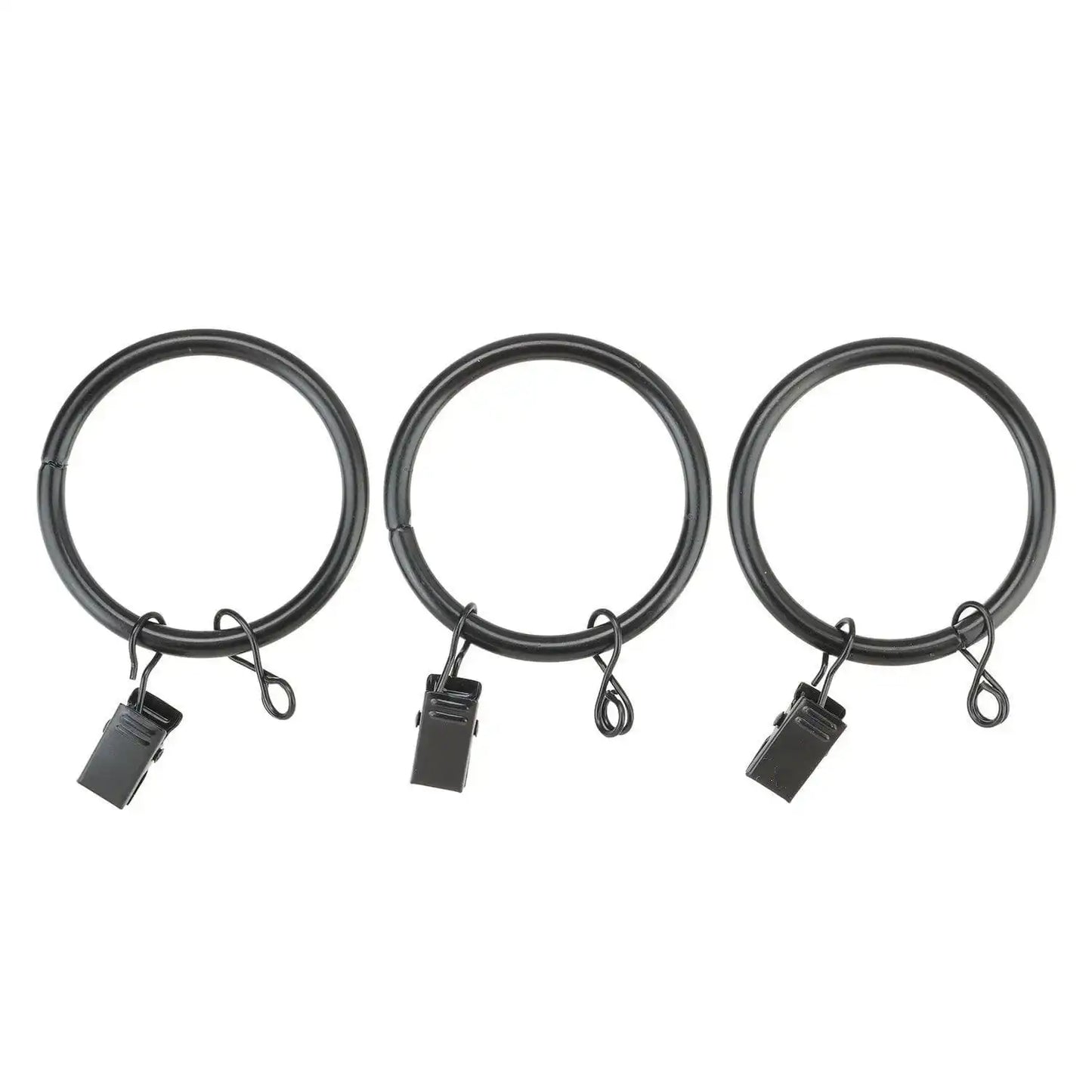 Glass Ball Gloss Black Extendable Metal Rod Set
