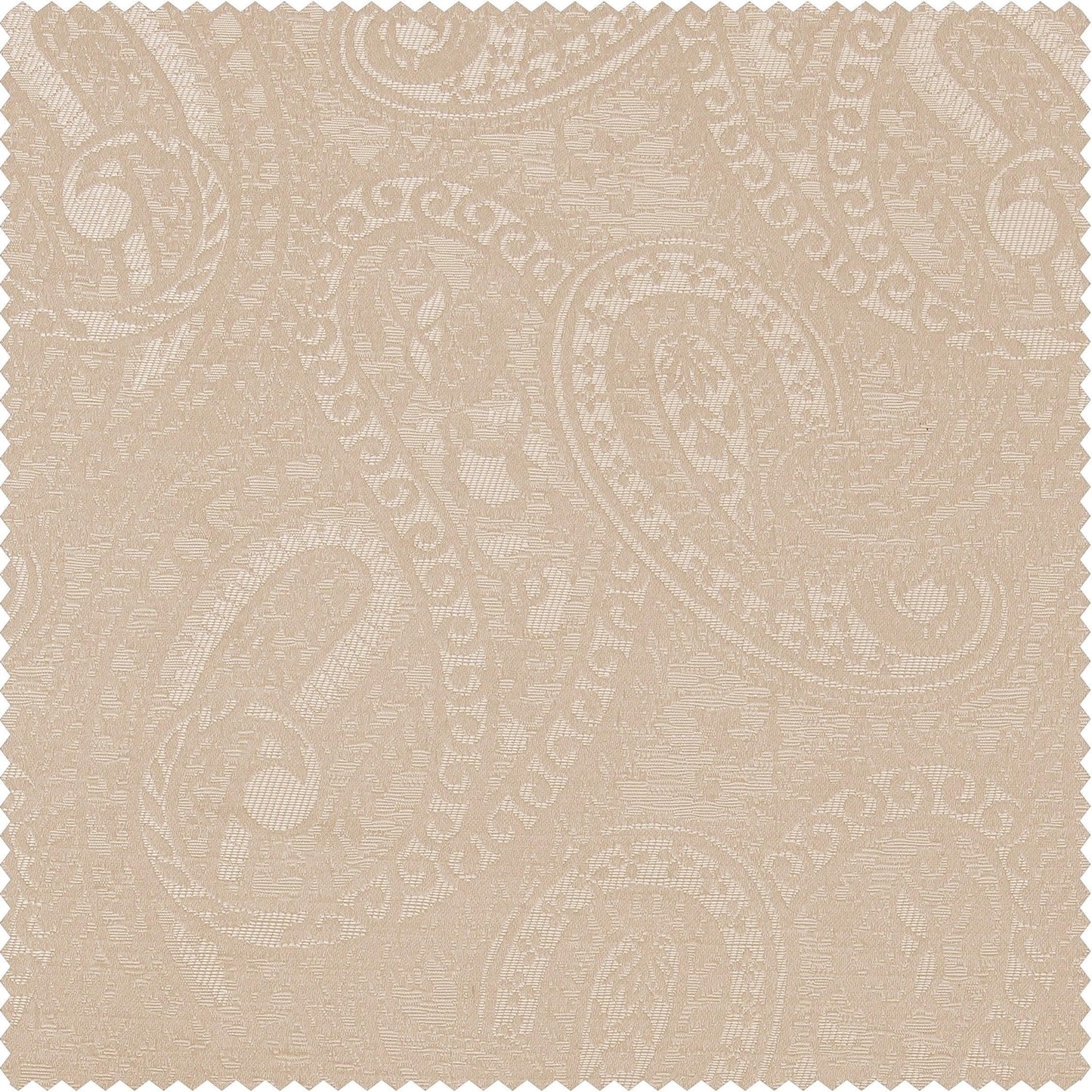 Latika Sand Designer Jacquard Custom Curtain - HalfPriceDrapes.com