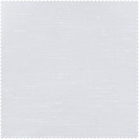 Sassy White Vintage Dupioni Faux Silk Swatch - HalfPriceDrapes.com