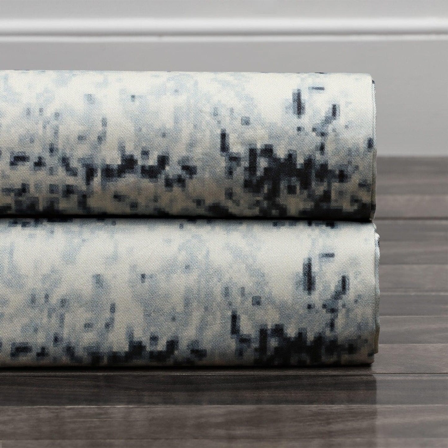 Bazaar Indigo Digital Printed Cotton Twill Fabric - HalfPriceDrapes.com