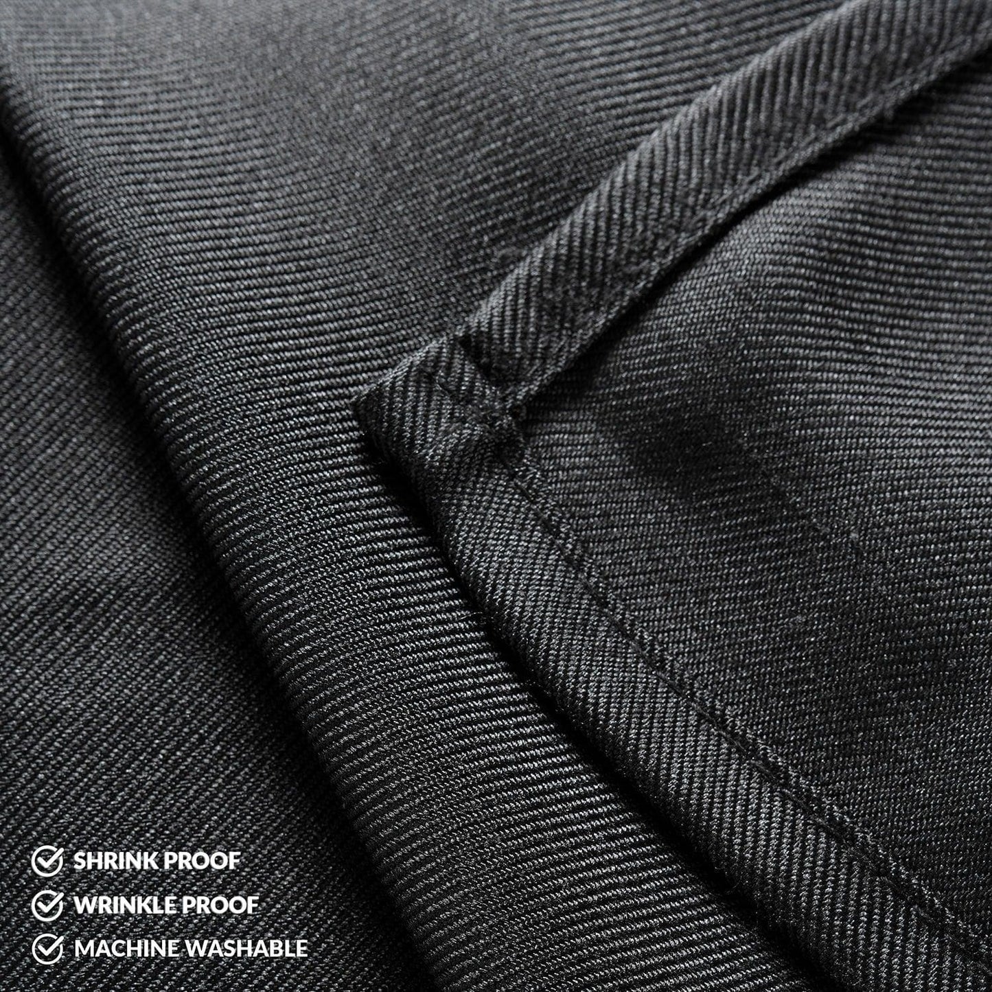 Black Performance Twill Table Cloth